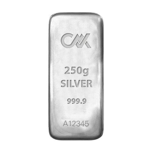 250 Gram Silver Bar